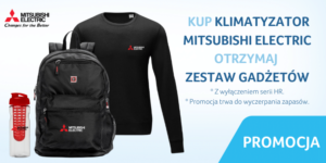 Klimatyzator Mitsubishi Electric zestaw gadżetów Mitsubishi Electric