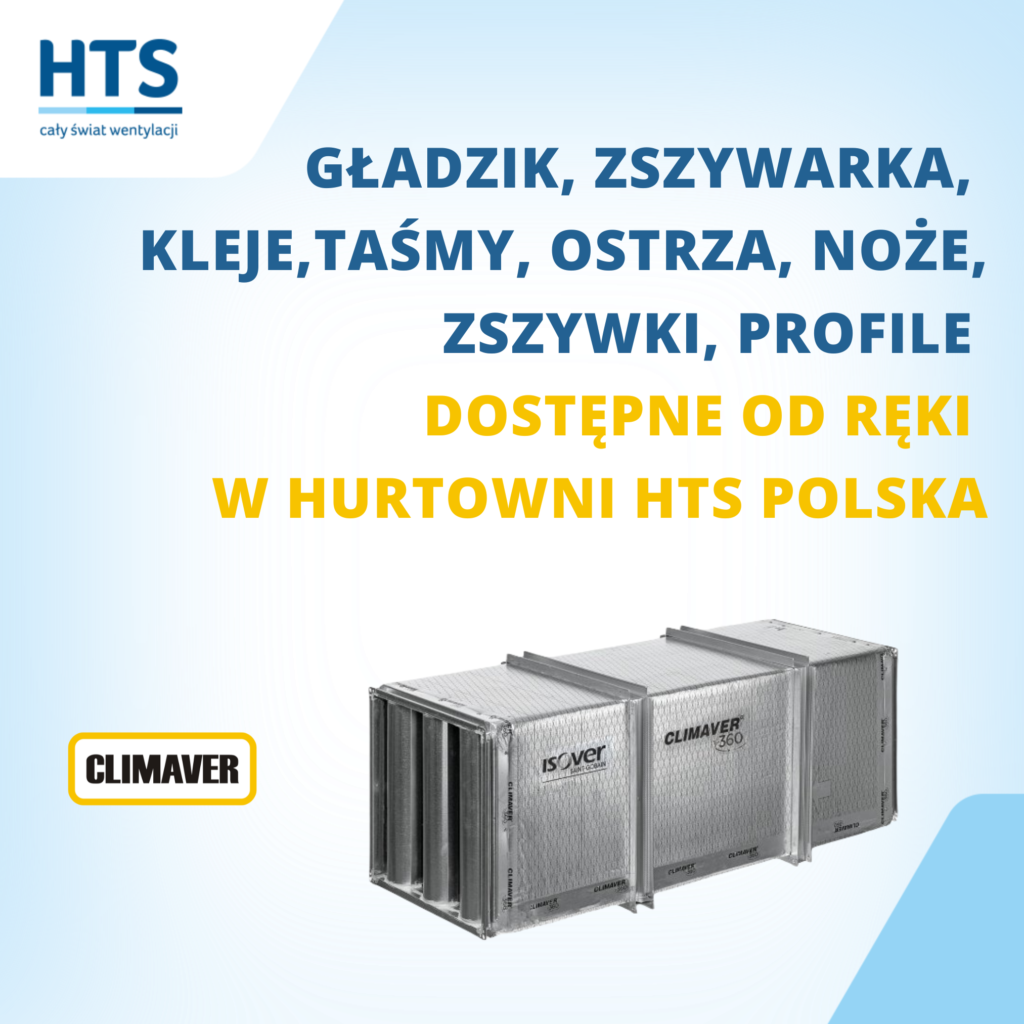 Płyty Climaver w Hurtowni wentylacji HTS Polska